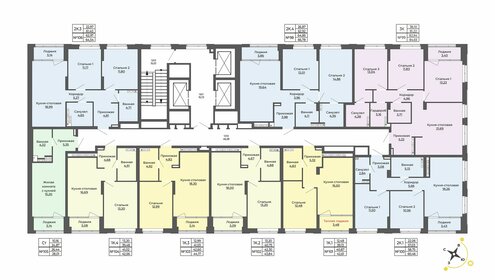 58,1 м², 2-комнатная квартира 11 900 000 ₽ - изображение 61