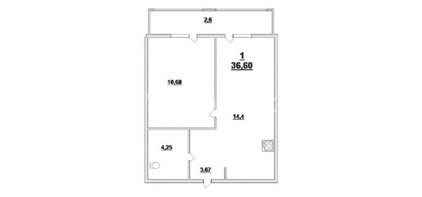 41 м², 1-комнатная квартира 6 900 000 ₽ - изображение 81