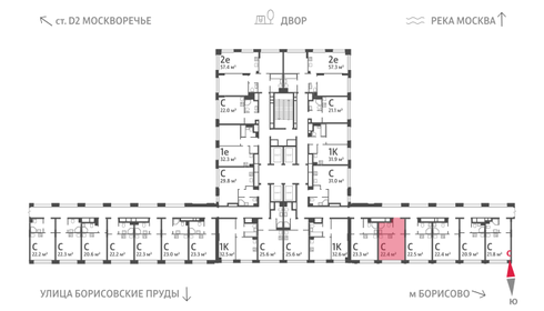 22,5 м², квартира-студия 10 318 410 ₽ - изображение 20