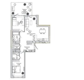 Квартира 79,2 м², 2-комнатная - изображение 2