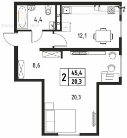 42,2 м², 1-комнатная квартира 4 235 000 ₽ - изображение 52