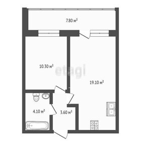 Квартира 37,1 м², 1-комнатная - изображение 1