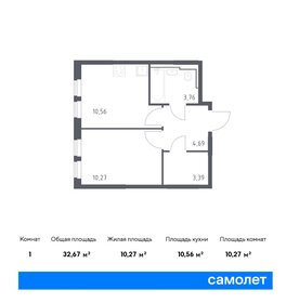 32,7 м², 2-комнатная квартира 8 650 000 ₽ - изображение 34