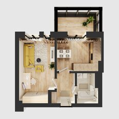 Квартира 38,1 м², 1-комнатная - изображение 4