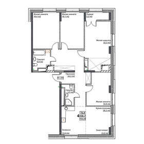 Квартира 133,9 м², 4-комнатная - изображение 1