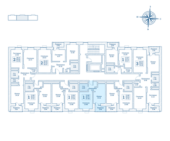 Квартира 37,5 м², 1-комнатная - изображение 2