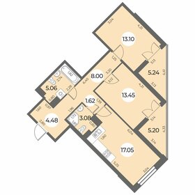 63 м², 2-комнатная квартира 15 450 000 ₽ - изображение 83