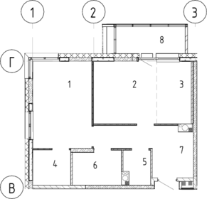 44 м², 2-комнатная квартира 5 150 000 ₽ - изображение 76