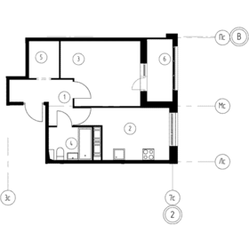30,3 м², 1-комнатная квартира 4 000 000 ₽ - изображение 87