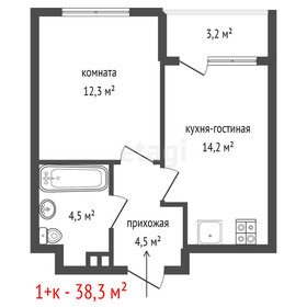 Квартира 38,3 м², 1-комнатная - изображение 2