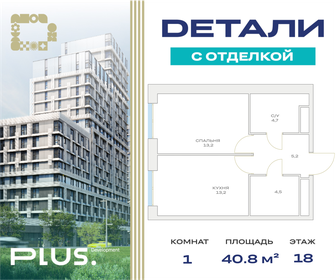 42,8 м², 1-комнатная квартира 10 933 517 ₽ - изображение 28