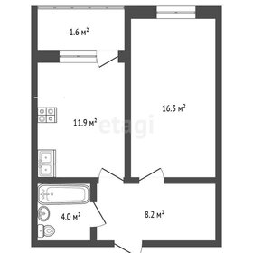 Квартира 40,3 м², 1-комнатная - изображение 1