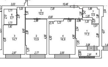 Квартира 76 м², 3-комнатная - изображение 1