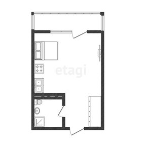 Квартира 19,1 м², студия - изображение 1