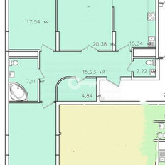 Квартира 105 м², 3-комнатная - изображение 2