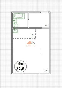 32,5 м², квартира-студия 2 950 000 ₽ - изображение 35