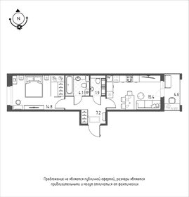 26,2 м², 1-комнатная квартира 2 650 000 ₽ - изображение 63