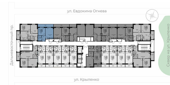 Квартира 39,5 м², 1-комнатные - изображение 2