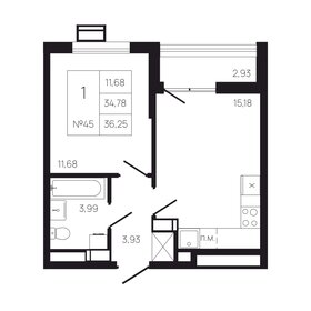 Квартира 37,7 м², 1-комнатная - изображение 1