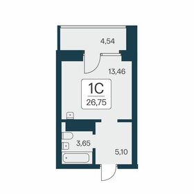 23,4 м², квартира-студия 3 900 000 ₽ - изображение 76