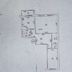 Квартира 74,4 м², 2-комнатная - изображение 1