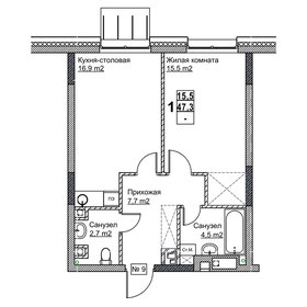 50 м², 1-комнатная квартира 8 300 000 ₽ - изображение 28