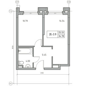 33,8 м², 1-комнатные апартаменты 5 644 918 ₽ - изображение 28