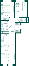 59,8 м², 3-комнатная квартира 8 200 000 ₽ - изображение 114