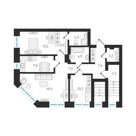 141,6 м², 3-комнатная квартира 17 900 000 ₽ - изображение 95