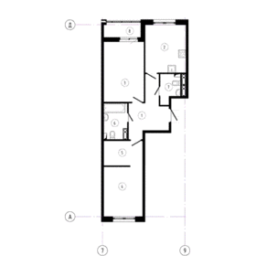 Квартира 69 м², 2-комнатная - изображение 2