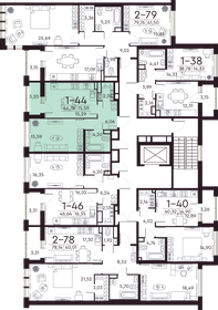 Квартира 44,8 м², 1-комнатная - изображение 2