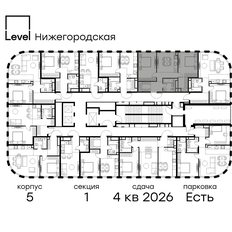 Квартира 58 м², 2-комнатная - изображение 2