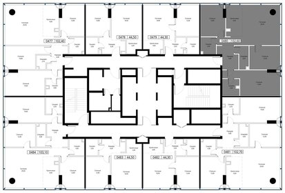 123,6 м², 4-комнатные апартаменты 61 400 000 ₽ - изображение 118