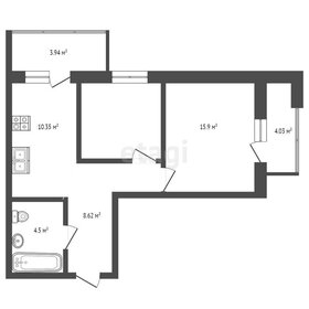 Квартира 54,5 м², 2-комнатная - изображение 2