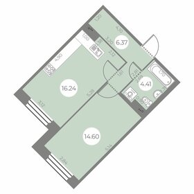 40,8 м², 1-комнатная квартира 12 200 000 ₽ - изображение 35