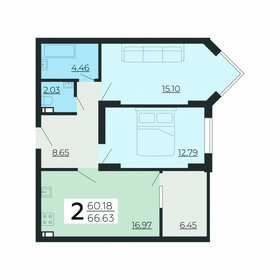 42,9 м², 2-комнатная квартира 3 550 000 ₽ - изображение 77