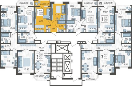 35,6 м², 1-комнатная квартира 6 829 155 ₽ - изображение 27