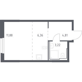 32,2 м², 1-комнатная квартира 8 500 000 ₽ - изображение 56