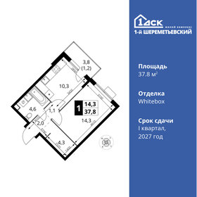 37 м², 1-комнатная квартира 6 600 000 ₽ - изображение 59