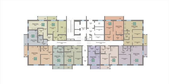 50 м², 2-комнатная квартира 3 300 000 ₽ - изображение 76