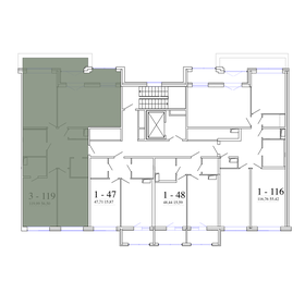 Квартира 120,4 м², 3-комнатная - изображение 2