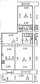 Квартира 61,4 м², 2-комнатная - изображение 1