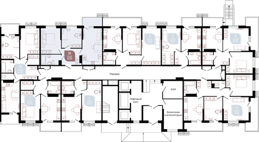 59,9 м², 3-комнатная квартира 7 300 000 ₽ - изображение 21