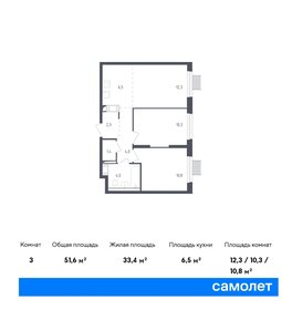 52,9 м², 2-комнатная квартира 10 965 804 ₽ - изображение 6