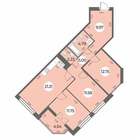 Квартира 81,6 м², 3-комнатная - изображение 1