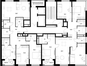 163,3 м², 5-комнатные апартаменты 63 013 388 ₽ - изображение 34