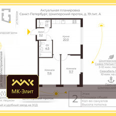 Квартира 53,1 м², 2-комнатная - изображение 2