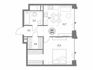 79,7 м², 3-комнатная квартира 27 000 000 ₽ - изображение 131