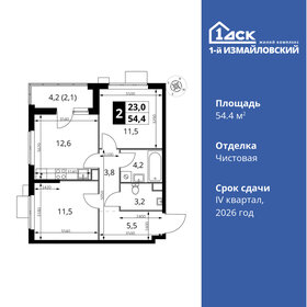 60 м², 2-комнатные апартаменты 19 500 000 ₽ - изображение 88