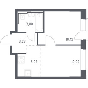 Квартира 32,2 м², 2-комнатная - изображение 1